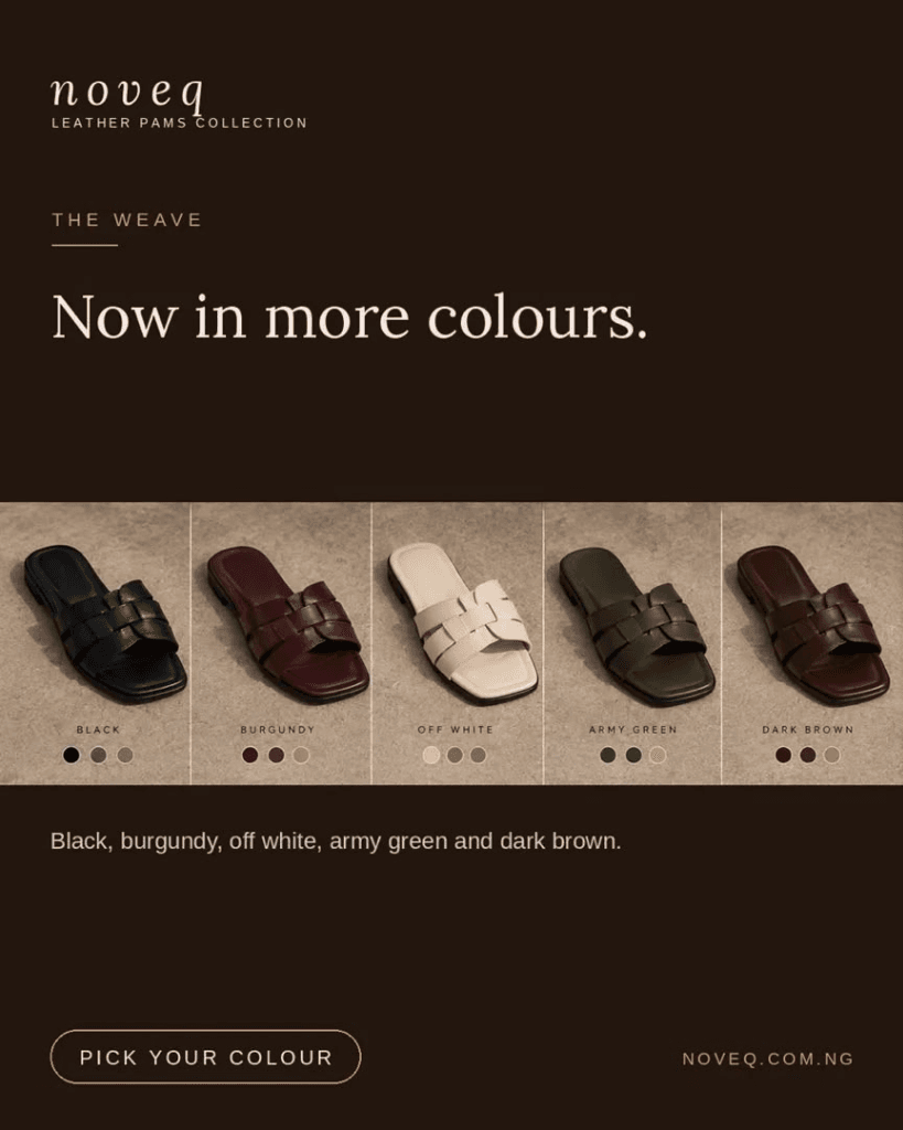 NOVEQ The Weave Campaign Poster — Now in more colours